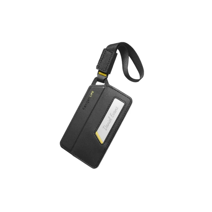 Spigen Label Tag Name Luggage Tag LF510 (1 Pack) - Black