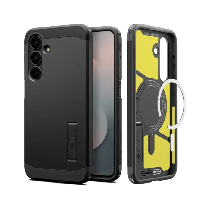 Spigen Samsung Galaxy S25 FE Case Tough Armor MagFit - Black Spigen Samsung Galaxy S25 FE Case Tough Armor MagFit - Black