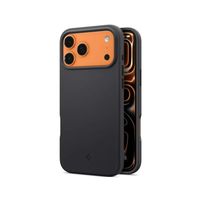 Spigen iPhone 17 Pro Case Silicone Fit MagFit - Black