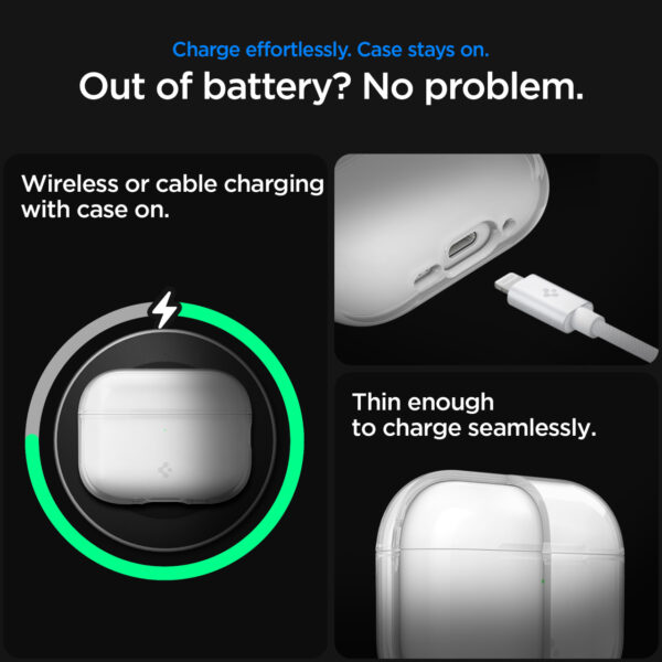 Case for AirPods Pro 3 Spigen Liquid Crystal Anti Scratch Shockproof Slim Cover Casing Protective Earbuds - Gambar 5