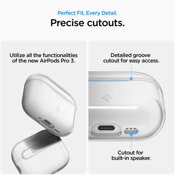 Case for AirPods Pro 3 Spigen Liquid Crystal Anti Scratch Shockproof Slim Cover Casing Protective Earbuds - Gambar 7
