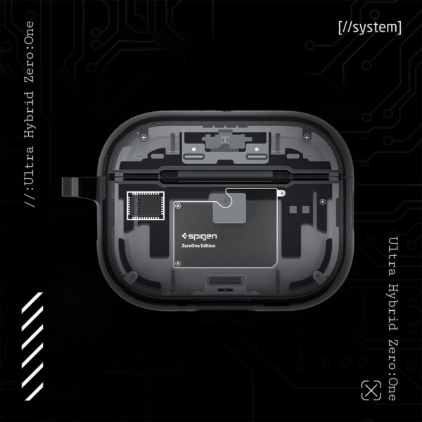 Case for AirPods Pro 3 Spigen Ultra Hybrid Zero One Cover Casing Protective Earbuds - Gambar 3