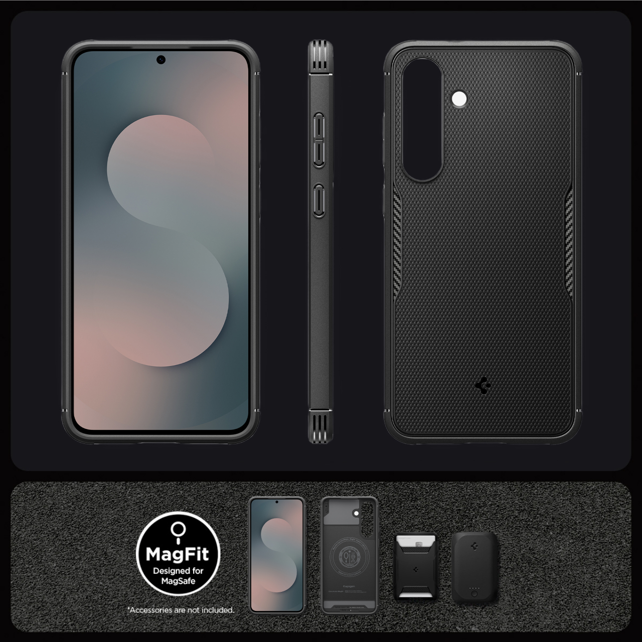 Case for Samsung Galaxy S25 FE Spigen Core Armor Magfit Magsafe Matte Anti Shock Crack Casing - Gambar 2