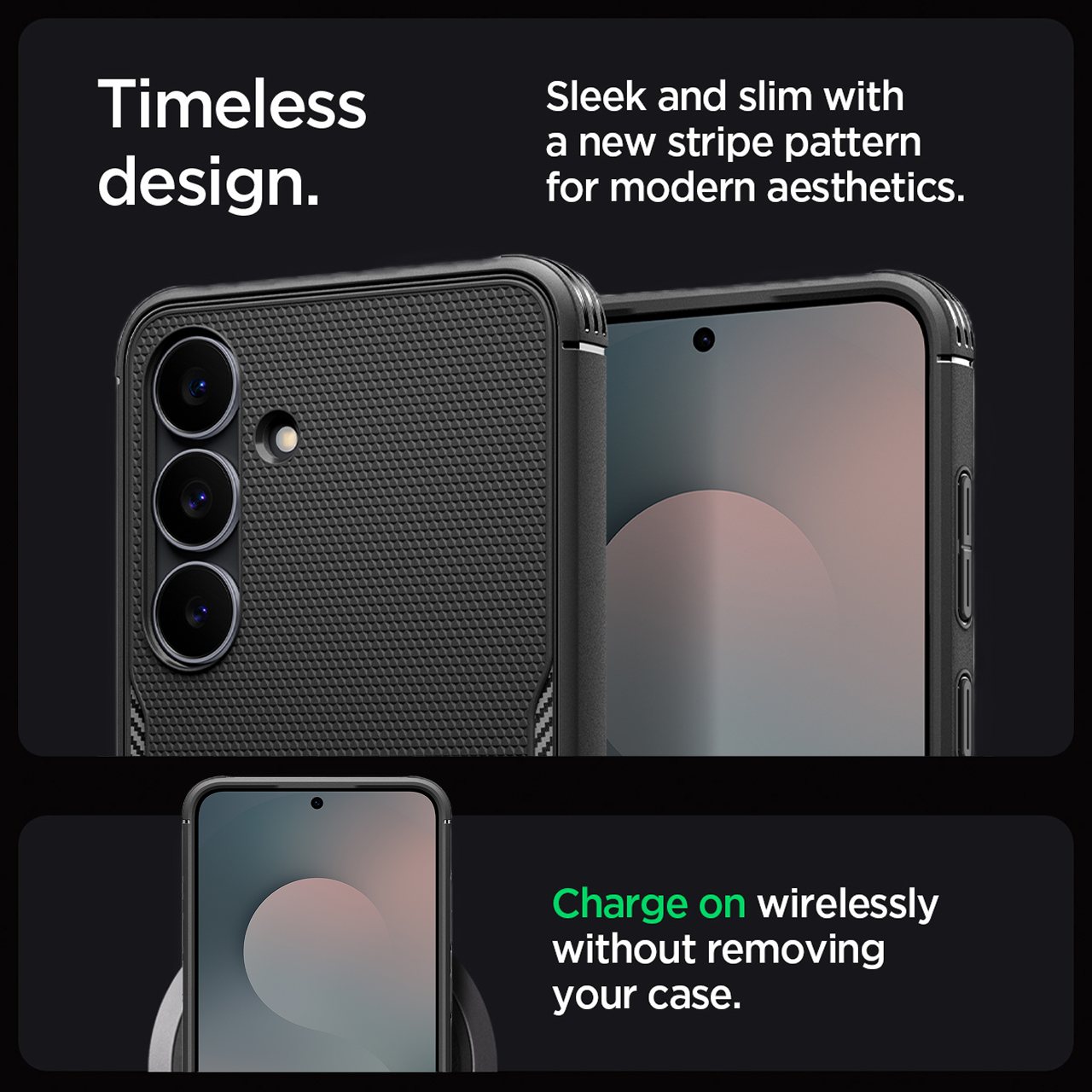 Case for Samsung Galaxy S25 FE Spigen Core Armor Magfit Magsafe Matte Anti Shock Crack Casing - Gambar 3