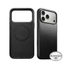 Nomad iPhone 17 Pro Case Magsafe Modern Leather Case - Black Horween