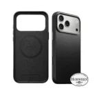 Nomad iPhone 17 Pro Max Case Magsafe Traditional Leather Case - Black Horween
