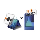 [Pro Bundle] Spigen for Samsung Galaxy Z Flip 7 Tempered Glass Spigen Glas tR EZ Fit Pro HD 9H Clear + Camera Lens Protector Spigen GlastR EZ Fit Pro Anti Gores Kamera