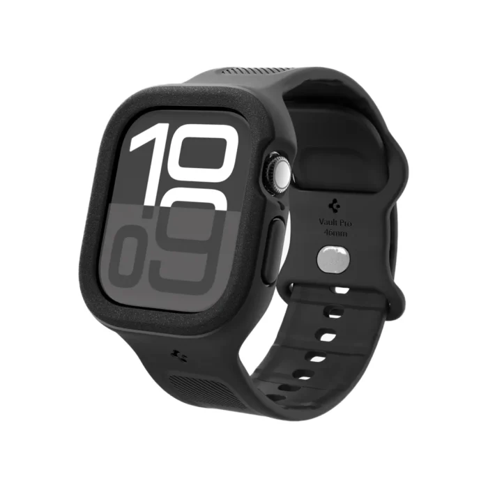 Spigen Apple Watch 46 mm (Series 11: 10) Case + Band Vault Pro - Black Spigen Apple Watch 46 mm (Series 11/ 10) Case + Band Vault Pro - Black