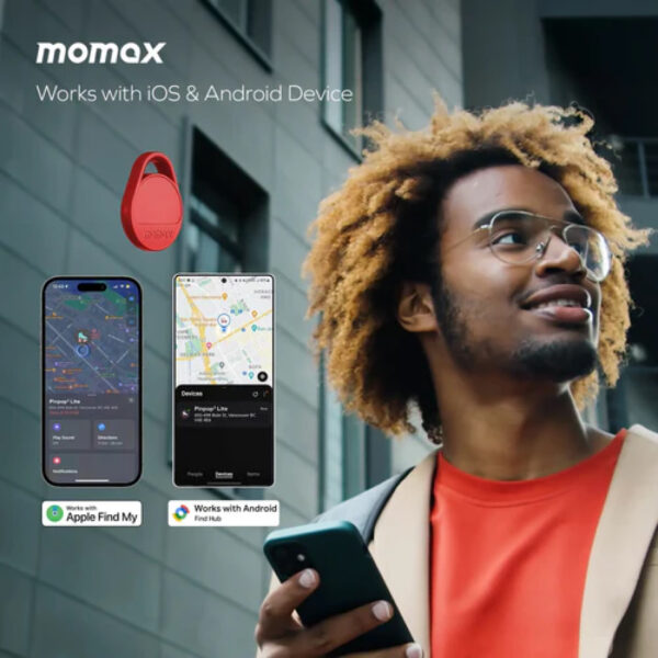 Momax AirTag Pinpop² Lite Universal GPS Smart Tracker Find My Locator Pelacak Anti Hilang Mini - Gambar 3