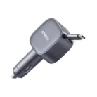 Anker Car Charger 2C Built-in Retractable Cable USB C 75W - Gray