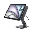 Spigen Magnetic Wireless Charger Stand for iPad Air 11" (2025 / 2024) / 10.9" (2022 / 2020) / Pro 11" (2022 / 2020) Pogo Pin Charger 18W LD207W1 - Space Gray