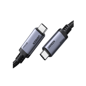 UGREEN Kabel Charger USB C - USB C 240W Braided Thunderbolt 4 (80 Gbps) 1m - Black