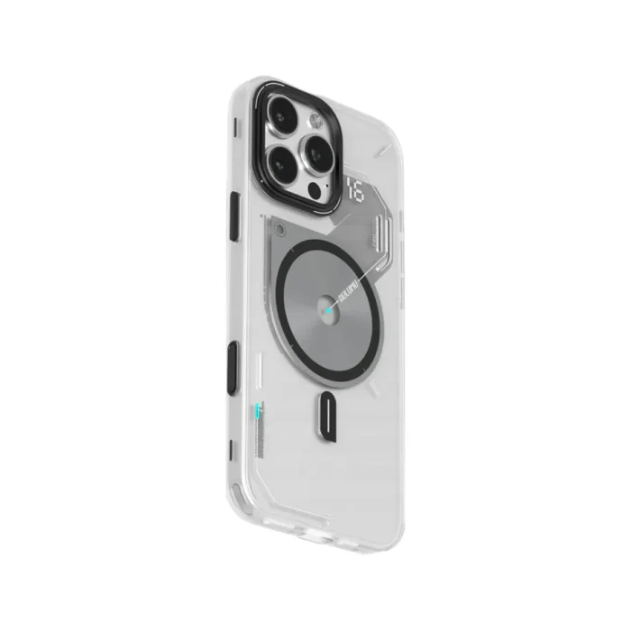 Aulumu iPhone 16 Pro Case Frosted with Camera Control - Translucent White