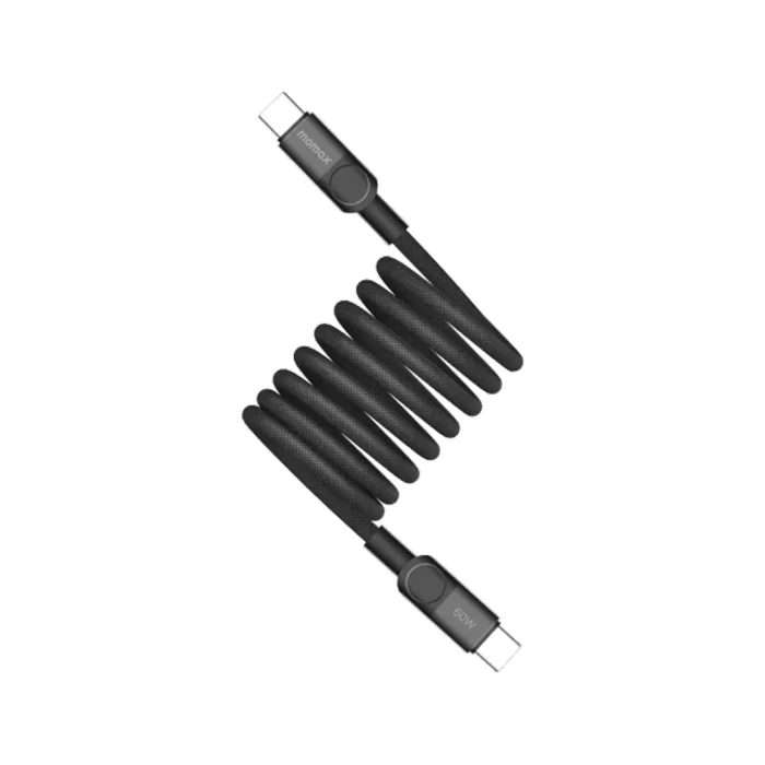 Momax Kabel Charger USB C - USB C 60W Mag Link 2m - Black