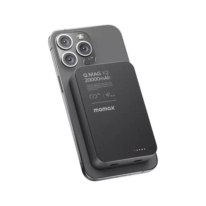 Momax Powerbank Magsafe 20000mAh 35W Q.Mag X2 Gen 2 - Black