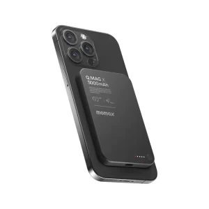 Momax Powerbank Magsafe Thin 5000mAh Q.Mag X Gen 2 - Black