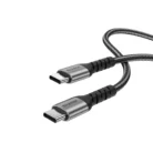 Sharge Kabel Charger USB C - USB C Braided 240W 1.5m - Black