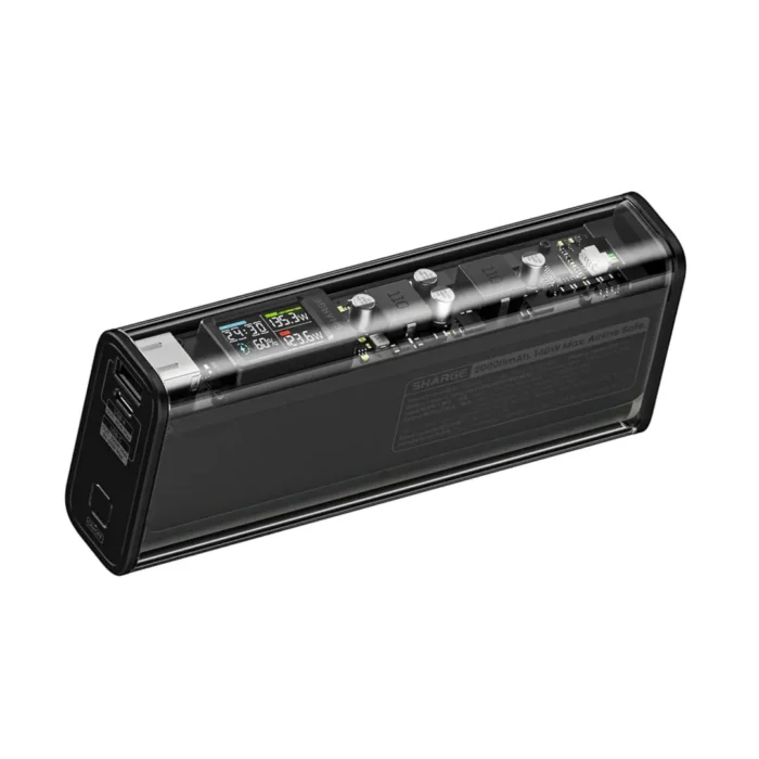 Sharge Powerbank 20000mAh 140W 1A 1C Shargeek 140 - Black