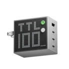 Sharge Wall Charger 1A 3C Pixel 100W GaN Charger - Gray