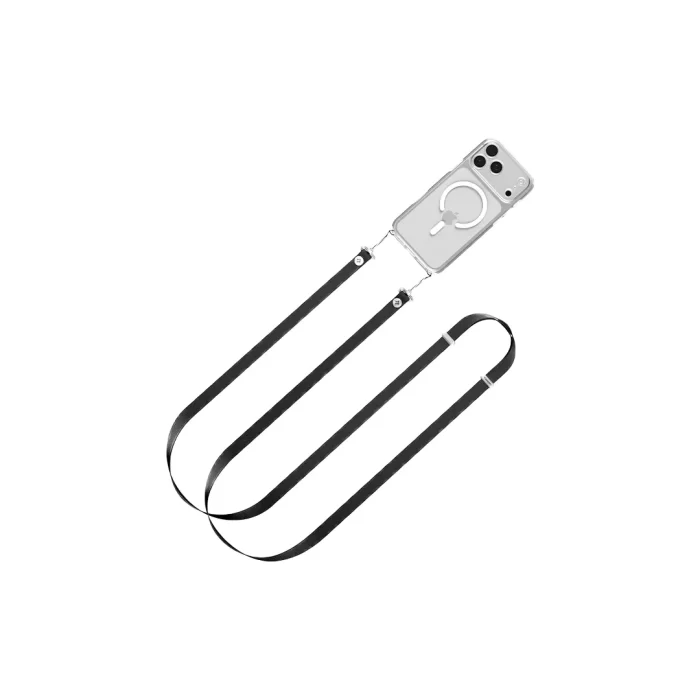 Spigen Strap Crossbody Lanyard for iPhone 17 Series Strap + Connector DA30L - Black