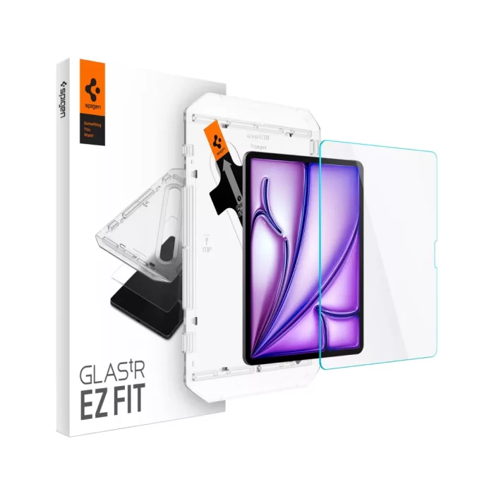 Spigen iPad Air 11 (2025 : 2024) Tempered Glass with Tray 1 Pack Glas.tR EZ Fit - Transparency