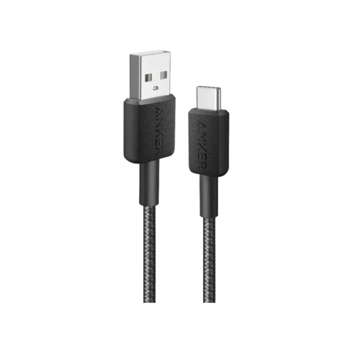 Anker Kabel Charger USB C - USB A 15W Braided 0.9m 322 Powerline - Black