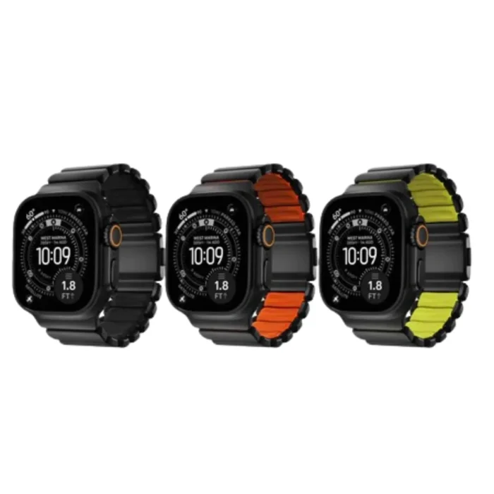 Nomad Apple Watch 49mm 46mm 45mm 44mm 42mm Stratos Band Black Titanium