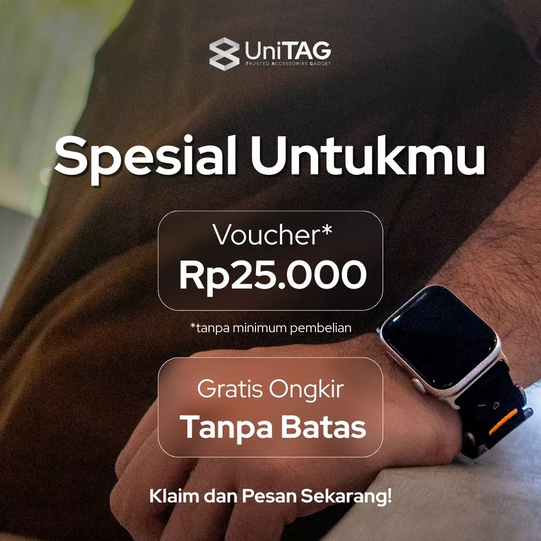 Promo Voucher 25K dan Gratis Ongkir UniTAG