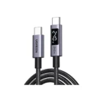 UGREEN Kabel Charger USB C - USB C 240W Braided 3m Digital Display - Black
