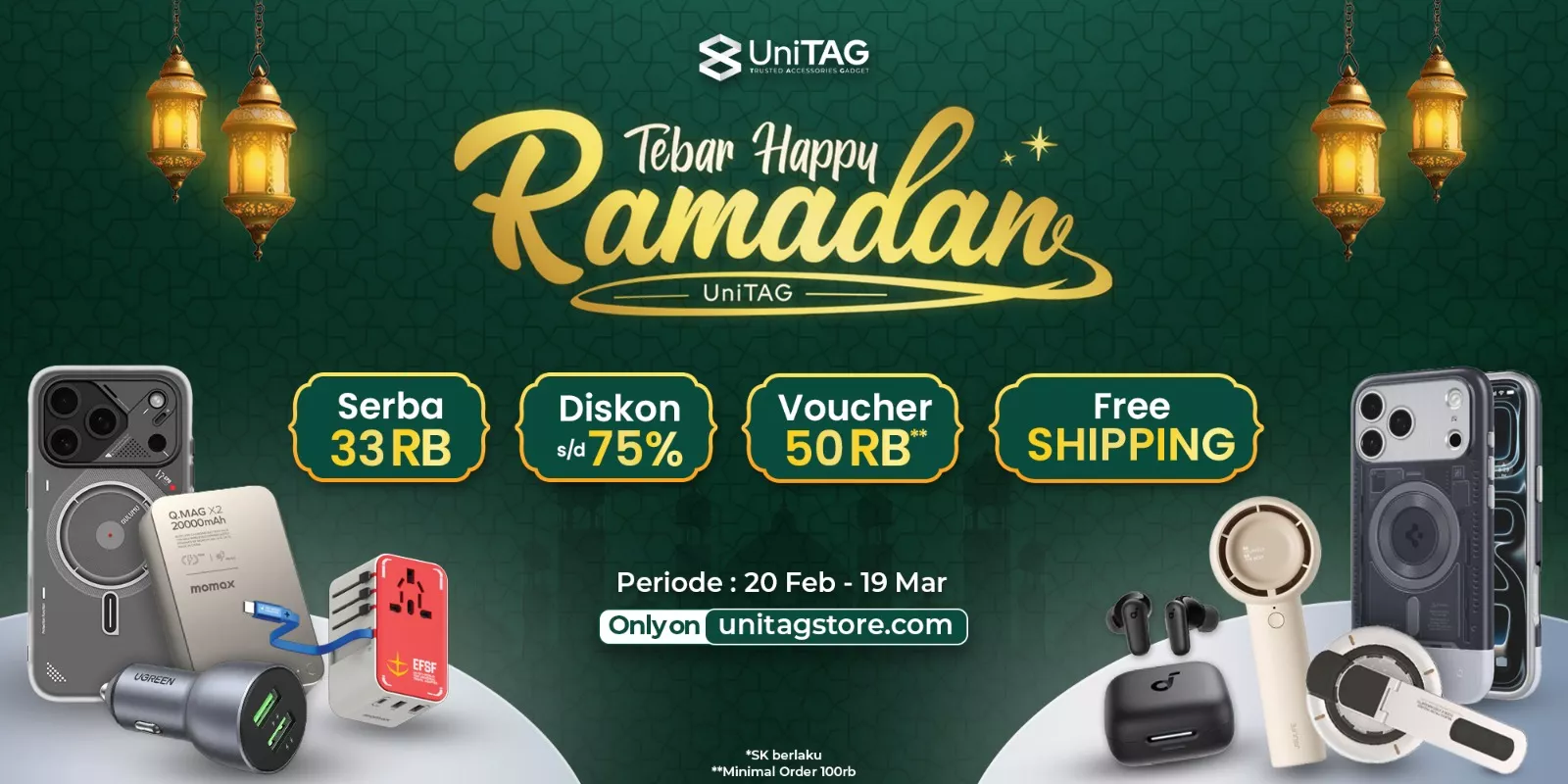 Banner #TebarHappyRamadhan Maret 2026