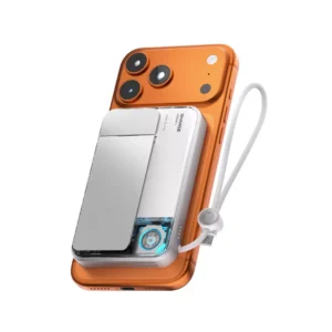 Sharge Powerbank Magsafe Transparent Stand 10000mAh IceMag 3 Qi 2.2 - White