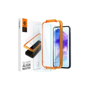 Spigen Galaxy A55 5G Tempered Glass Glas.tR AlignMaster (2Pack) - Transparency