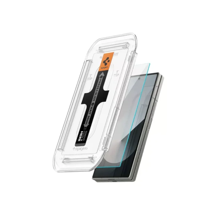 Spigen Galaxy Z Fold 6 Tempered Glass with Tray 2 Pack Anti-Reflection GlastR EZ Fit - Transparency