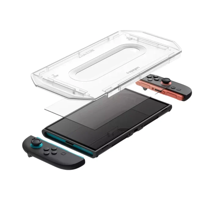 Spigen Nintendo Switch 2 Tempered Glass with Tray 2 Pack GlastR EZ Fit - Transparency Spigen Nintendo Switch 2 Tempered Glass with Tray 2 Pack GlastR EZ Fit - Transparency