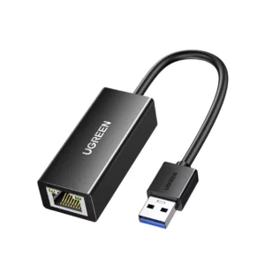 UGREEN Adapter Ethernet USB A 3.0 to RJ45 - Black