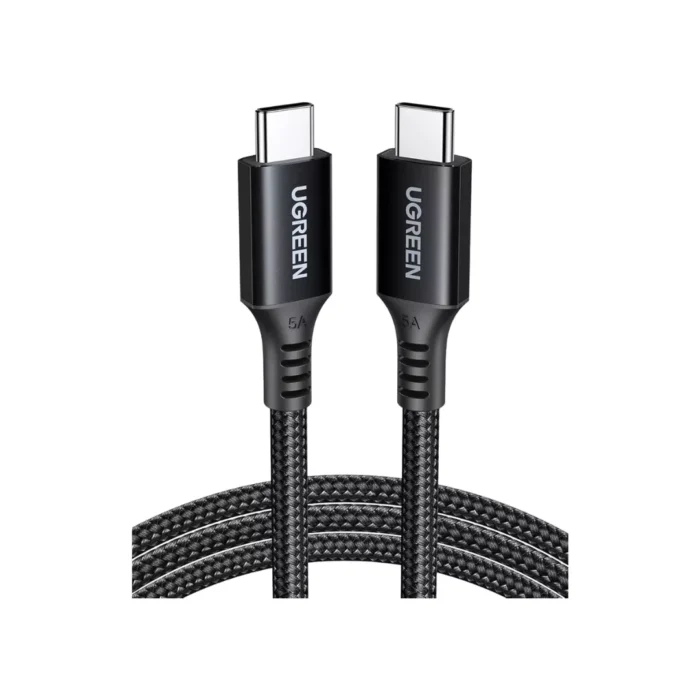 UGREEN Kabel Charger USB C - USB C 100W Braided 2m - Black UGREEN Kabel Charger USB C - USB C 100W Braided 2m - Black