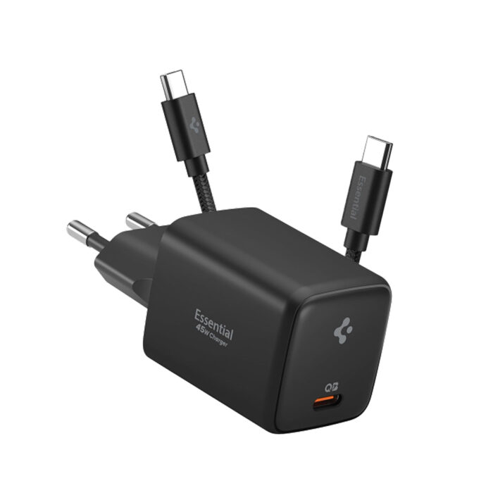Spigen Wall Charger 45W 2C GAN Essential EE451EU - Black