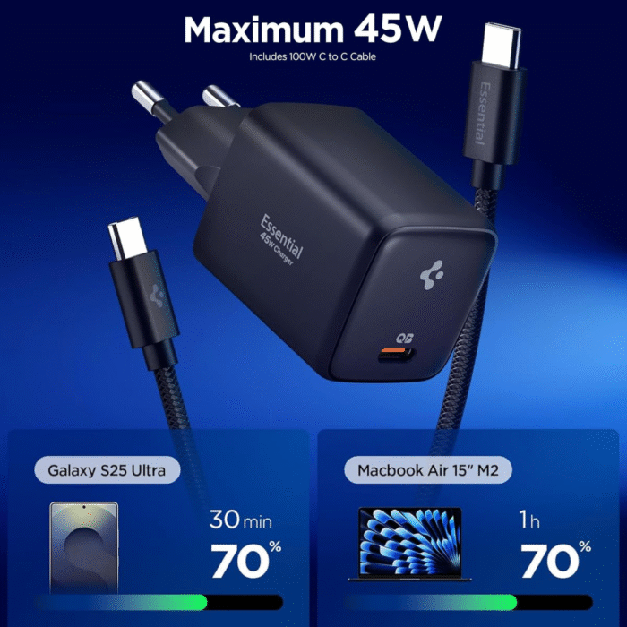 spigen-wall-charger-arcstation-essential-gan-45w-1-port-type-c-fast-charging-for-iphone-samsung-macbook-pd-pps-free-cable-up-to-100w-pendukung_1.png