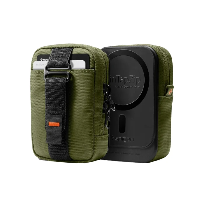 Spigen MagSafe Portable Organizer Pouch TintapZip MagFit - Olive Green