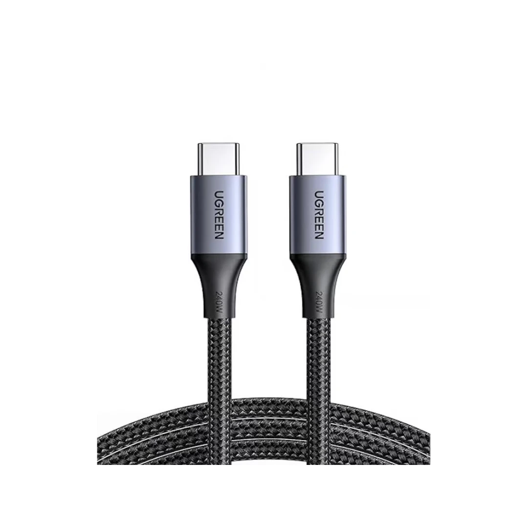 UGREEN Kabel Data USB C to C 240W 5A Braided Fast Charging Cable for iPhone Samsung Android Laptop